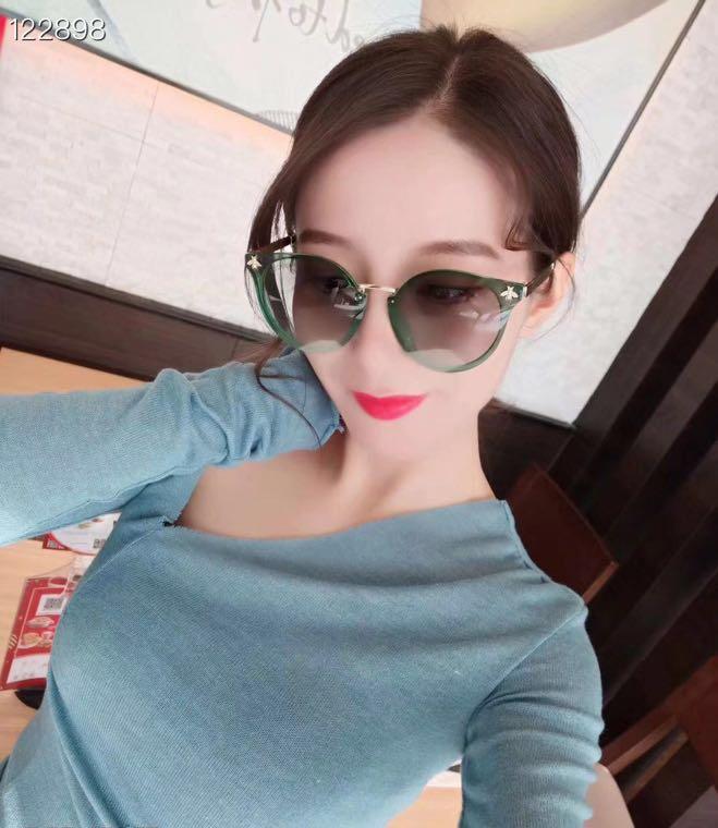 GUCCI古馳 2019新款 偏光防止紫外線 太陽眼鏡 奢華名媛風 適合各種臉型 經典太陽鏡  lly1310
